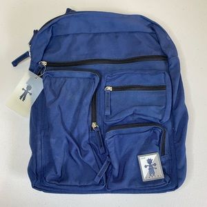 JSAITE Blue Outdoor Cargo Crossbody Backpack Lightweight Korea